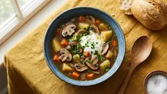 How to Make Satisfying Mushroom and Potato Soup with Dried Porcini