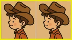 Young Cowboy: Try to Find 3 Differences in 20 Seconds