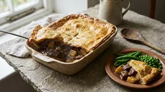 Classic beef and potato pie that tastes like pure comfort food